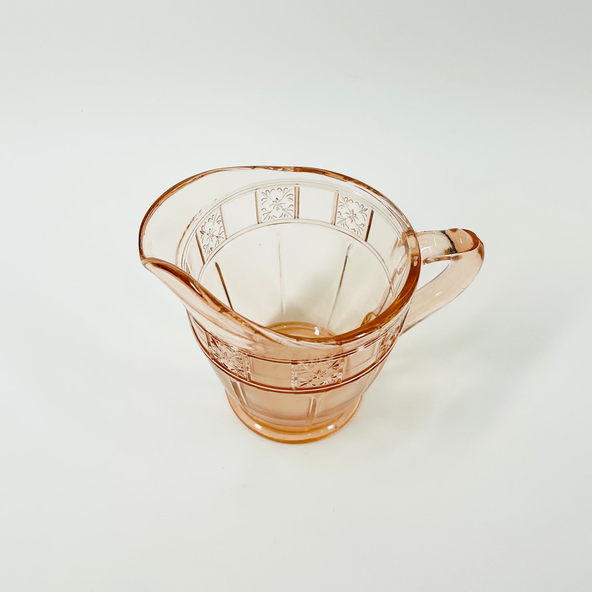 ANTIQUE DEPRESSION PINK PRESSED GLASS PLATE/BOWL/DINNER SERVICE