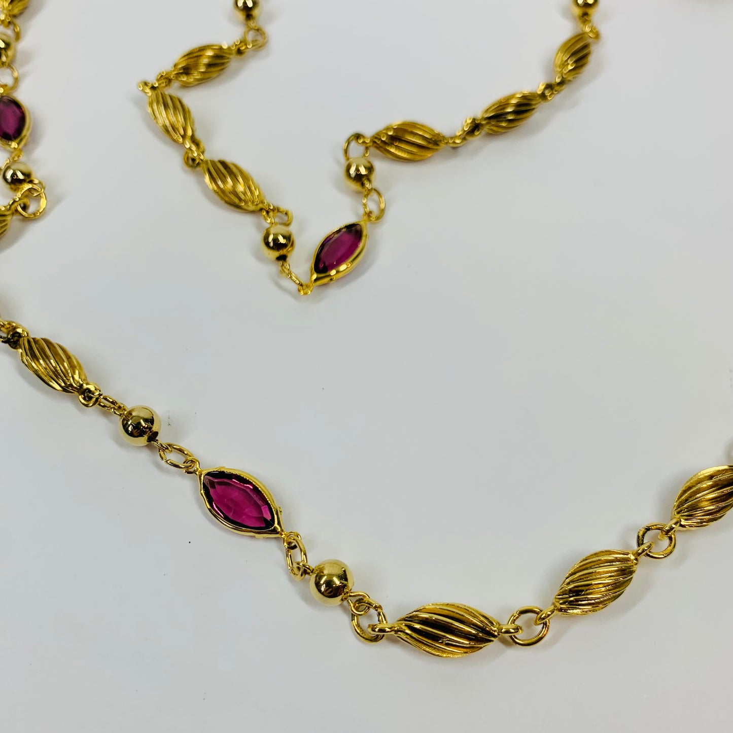 50s PURPLE MARQUIS NECKLACE