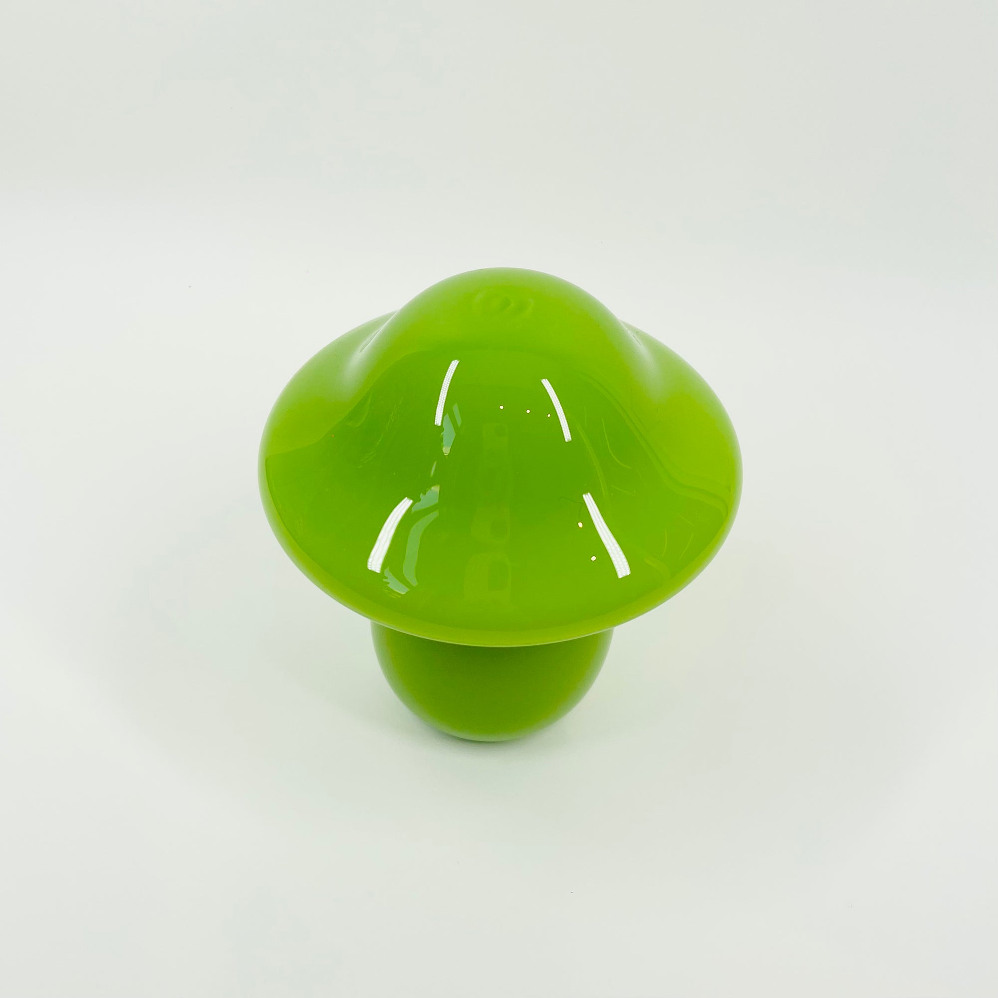 2019 MOUTH BLOWN CASED GLASS MUSHROOM BY SWEDISH ARTIST FORGLEN