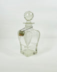 ANTIQUE DIAMOND CUT GLASS DECANTER