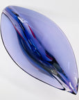 X-LARGE 1960s MURANO PURPLE PINK SOMMERSO GLASS BOWL
