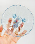 BLUE DEPRESSION FOOTED PLATE