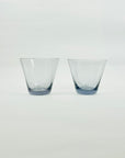 1960s LAVENDER PURPLE GLASS TUMBLERS