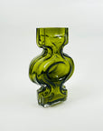 MIDCENTURY FINNISH GLASS EMMA MALJAKKO VASE BY HELENA TYNELL FOR RIIHIMAEN LASI