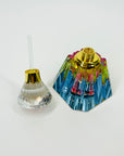 1980s CZECH CRYSTAL PERFUME BOTTLE