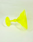 ANTIQUE URANIUM GLASS COMPORT