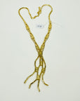 1970s CORO DIAMANTE WATERFALL LARIAT NECKLACE