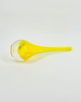 1950s MURANO YELLOW SOMMERSO GLASS PAPERWEIGHT VASE