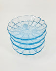 BLUE DEPRESSION FOOTED PLATE