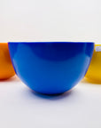 1960s COLORA GLASS BOWL BY SVEN PALMQIST FOR ORREFORS