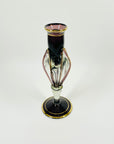 1950s MURANO AMETHYST GLASS CANDLE HOLDER