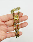 1980s ROMAN COIN LINKS NECKLACE/BELT