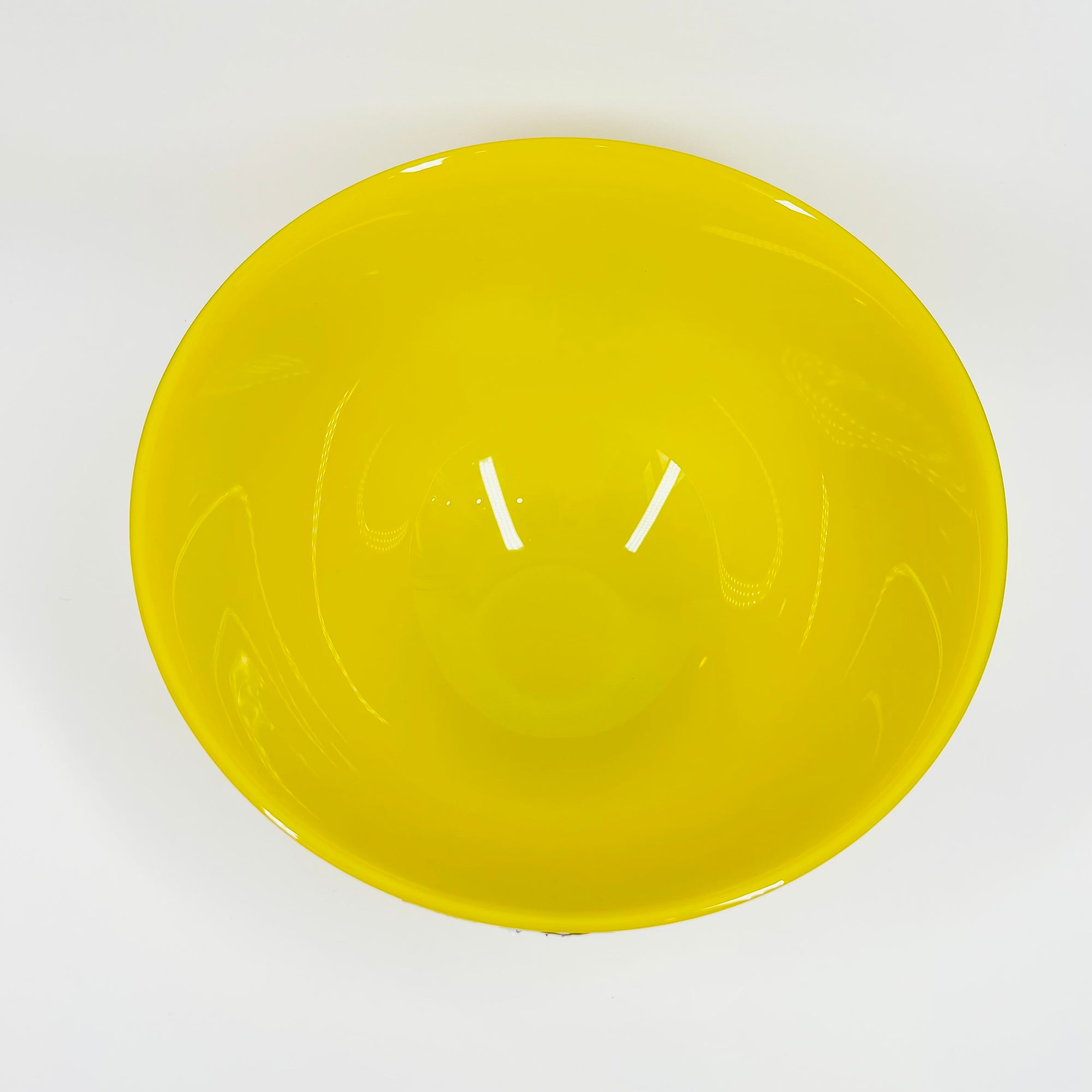 1960s COLORA GLASS BOWL BY SVEN PALMQIST FOR ORREFORS