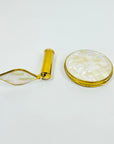 1940s ITALIAN 24K PLATED MOTHER OF PEARL VANITY SET