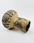 1970s AUSTRALIAN BROWN BRUTALIST POTTERY VASE
