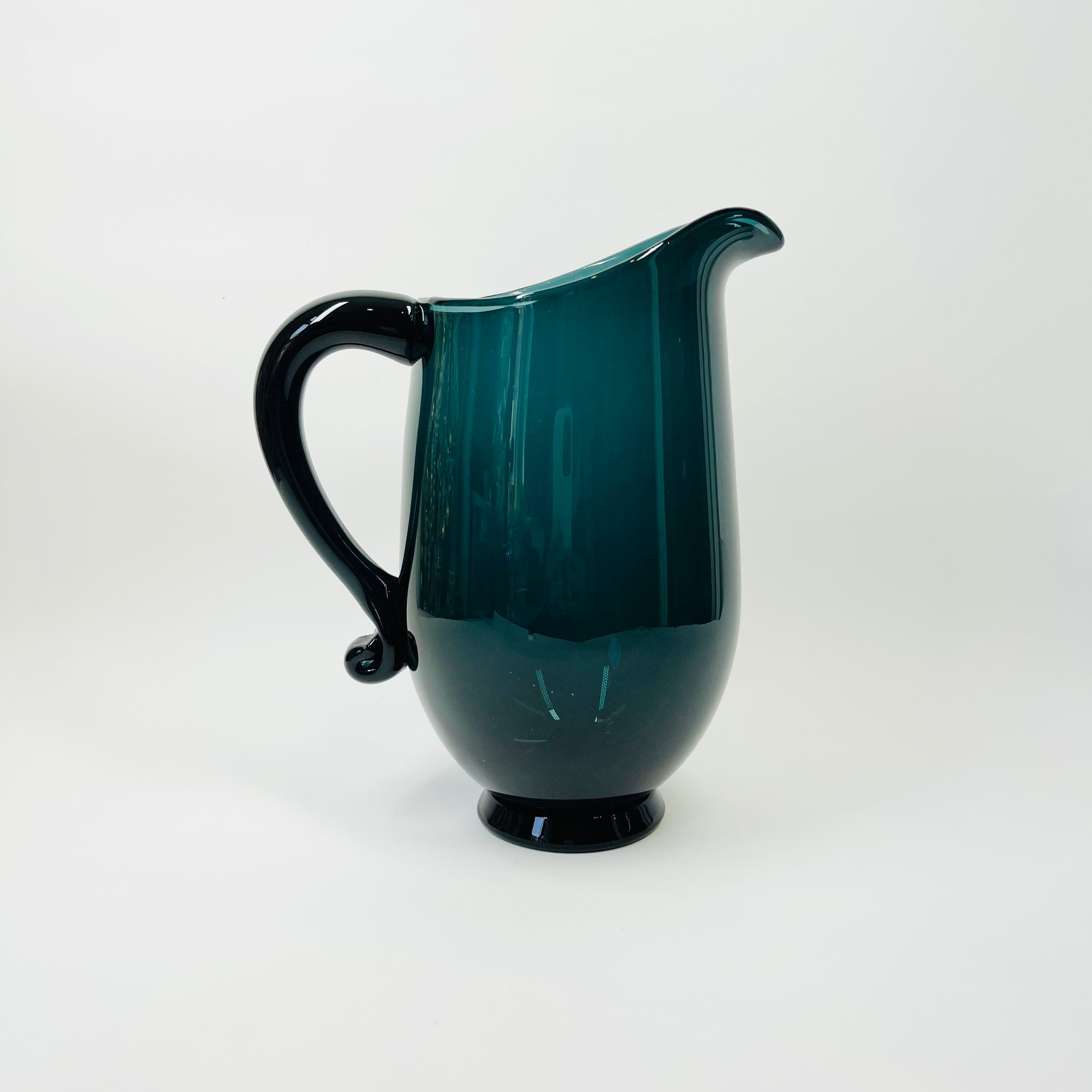 1960s SWEDISH CHRISTINA BLUE TEAL CASED GLASSES