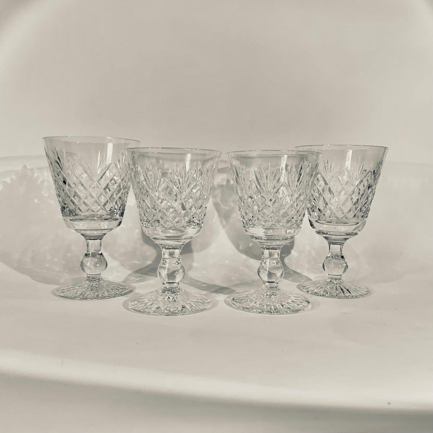 ANTIQUE STUART CRYSTAL GLASSES