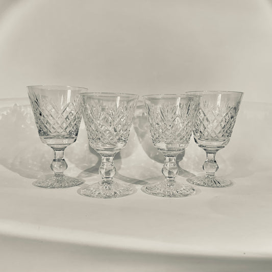 ANTIQUE STUART CRYSTAL GLASSES