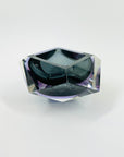 1960s PINK PURPLE GREY SOMMERSO DIAMOND FACETED GLASS BOWL