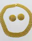 1980s PANTHERE LINKS NECKLACE SUITE