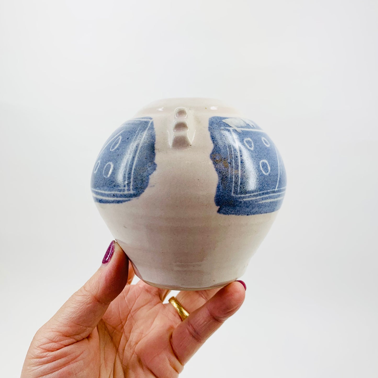 90s AUSTRALIAN POTTERY MINI AMPHORA VASE