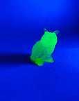 URANIUM GLASS MINIATURE OWL