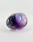 1950s PINK PURPLE SOMMERSO MURANO SOMMERSO FACETED GLASS POSY VASE
