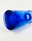 1960s SWEDISH ASEDA COBALT BLUE SOMMERSO GLASS VASE BY BO BORGSTROM