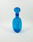 1970s BLENKO KINGFISHER BLUE GLASS DECANTER