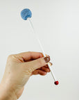 1950s HAND MADE MURANO GLASS SWIZZLE STICK