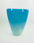 1960s MURANO BLUE OPALESCENT GLASS VASE