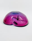 1960s PINK PURPLE COBALT BLUE SOMMERSO FACETED INFINITY GLASS BOWL