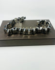 VINTAGE GUCCI STAINLESS STEEL HARDWARE COLLAR NECKLACE