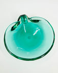 1950s MURANO TURQUOISE BLUE SOMMERSO SHELL BOWL/ASHTRAY