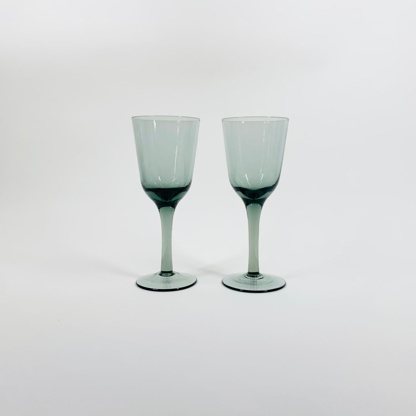 MCM HOLMEGAARD GREY LIQUEUR GLASSES