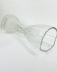 LARGE 1960s INGRID GLASHUTTE BARK GLASS VASE