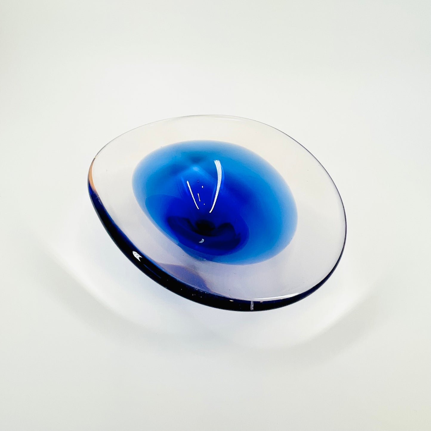 1950s BLUE COQUILLE BOWL By PAUL KEDELV