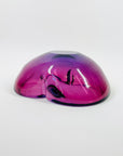 1960s PINK PURPLE COBALT BLUE SOMMERSO FACETED INFINITY GLASS BOWL