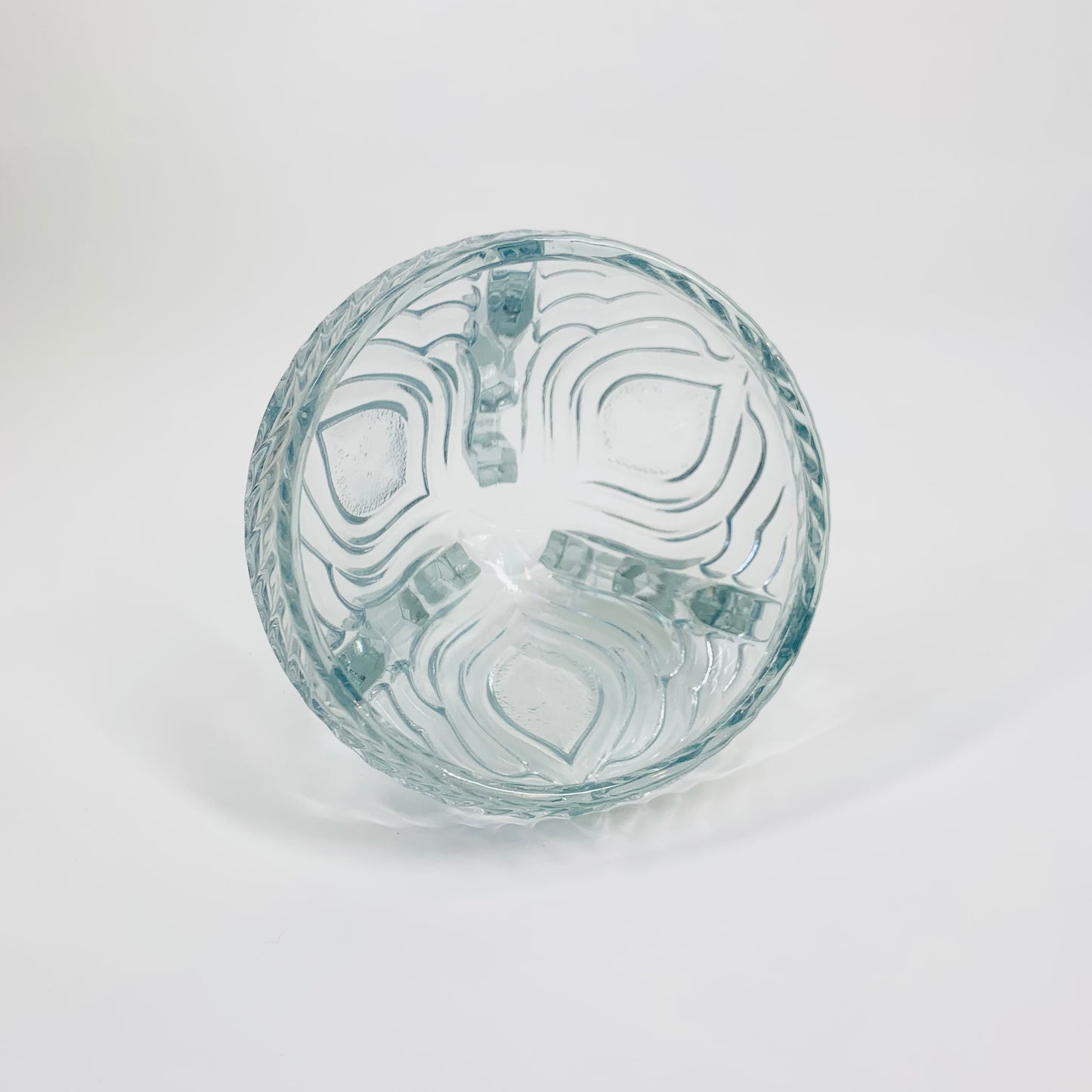 BLUE DEPRESSION GLASS BOWL