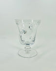 ANTIQUE CUT CRYSTAL FOOTED AMPHORA VASE