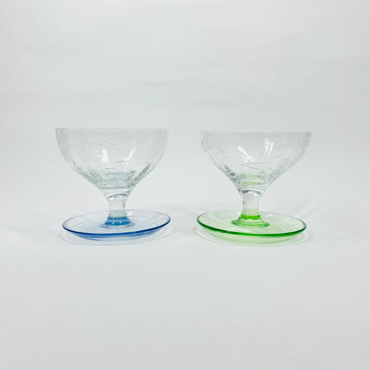 ETCHED HARLEQUIN COUPE SET