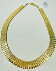 1950s CORO TEXTURED CLEOPATRA NECKLACE