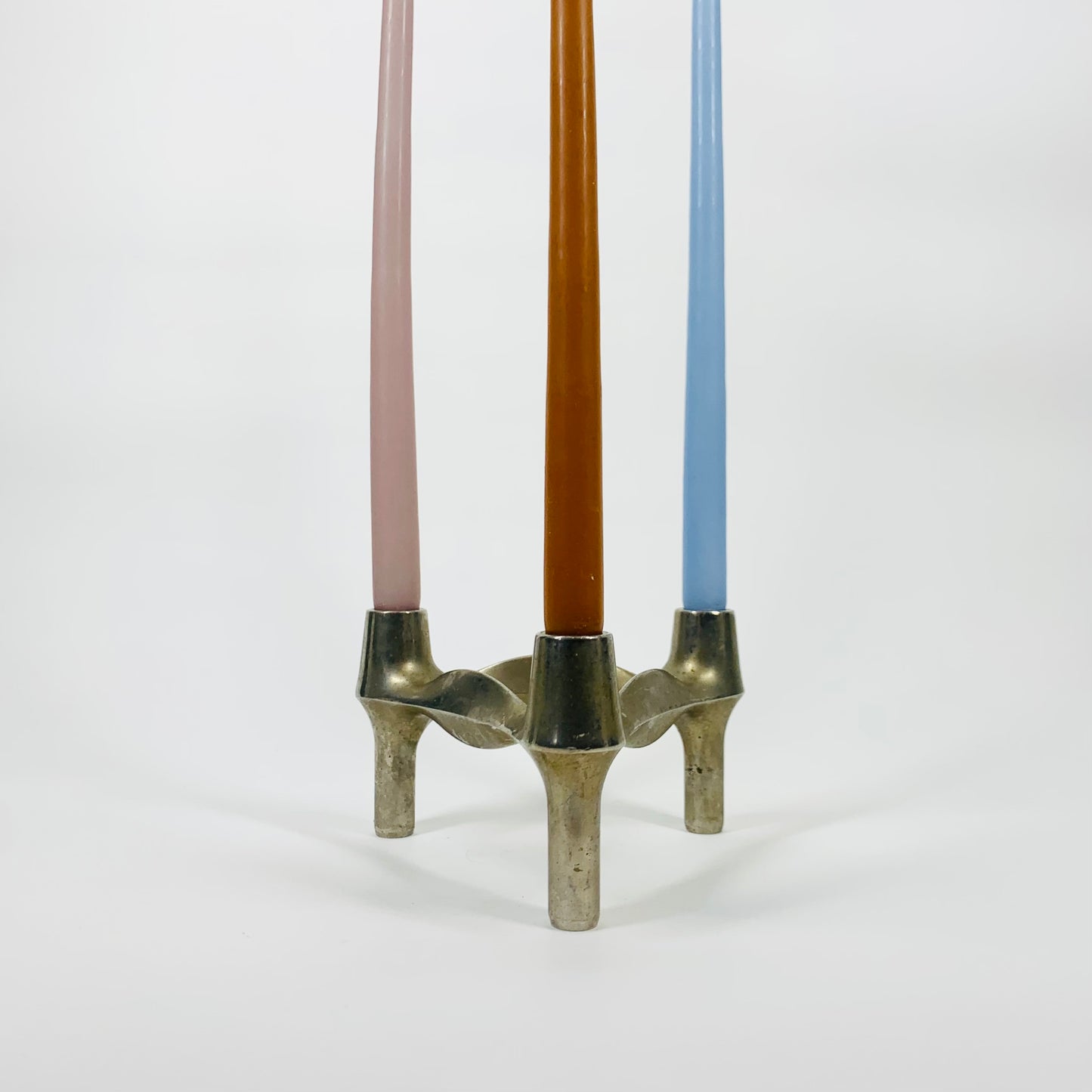 60s STOFF NAGEL BRUTALIST CANDLE HOLDER (WIDE)