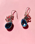 SILVER TOPAZ EARRINGS