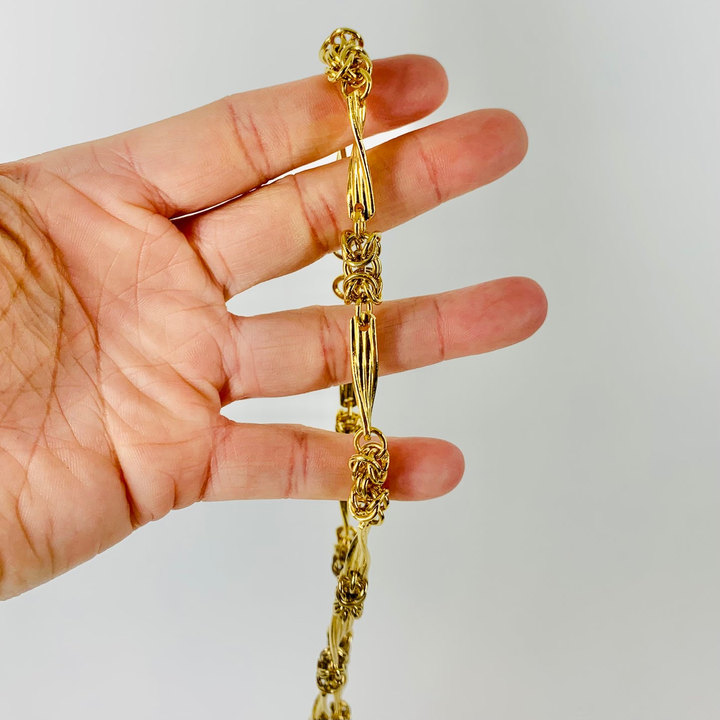 50s BYZANTINE LINKS CHAIN NECKLACE