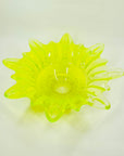 STARBURST URANIUM GLASS BOWL