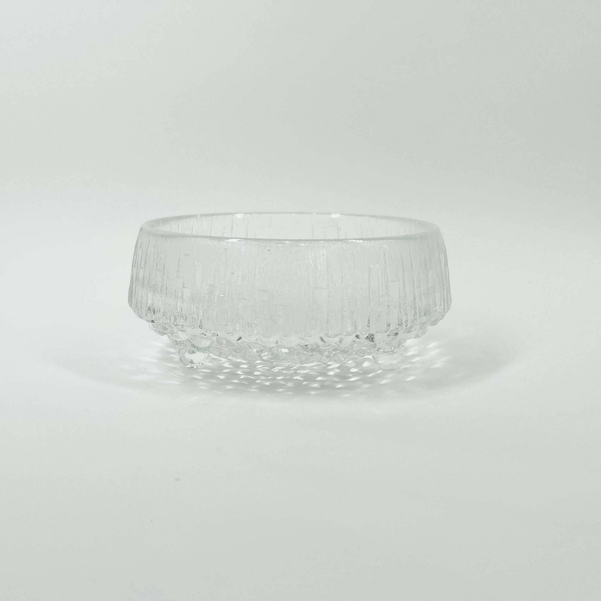 1970s IITTALA ULTIMA THULE ICE GLASS BOWL