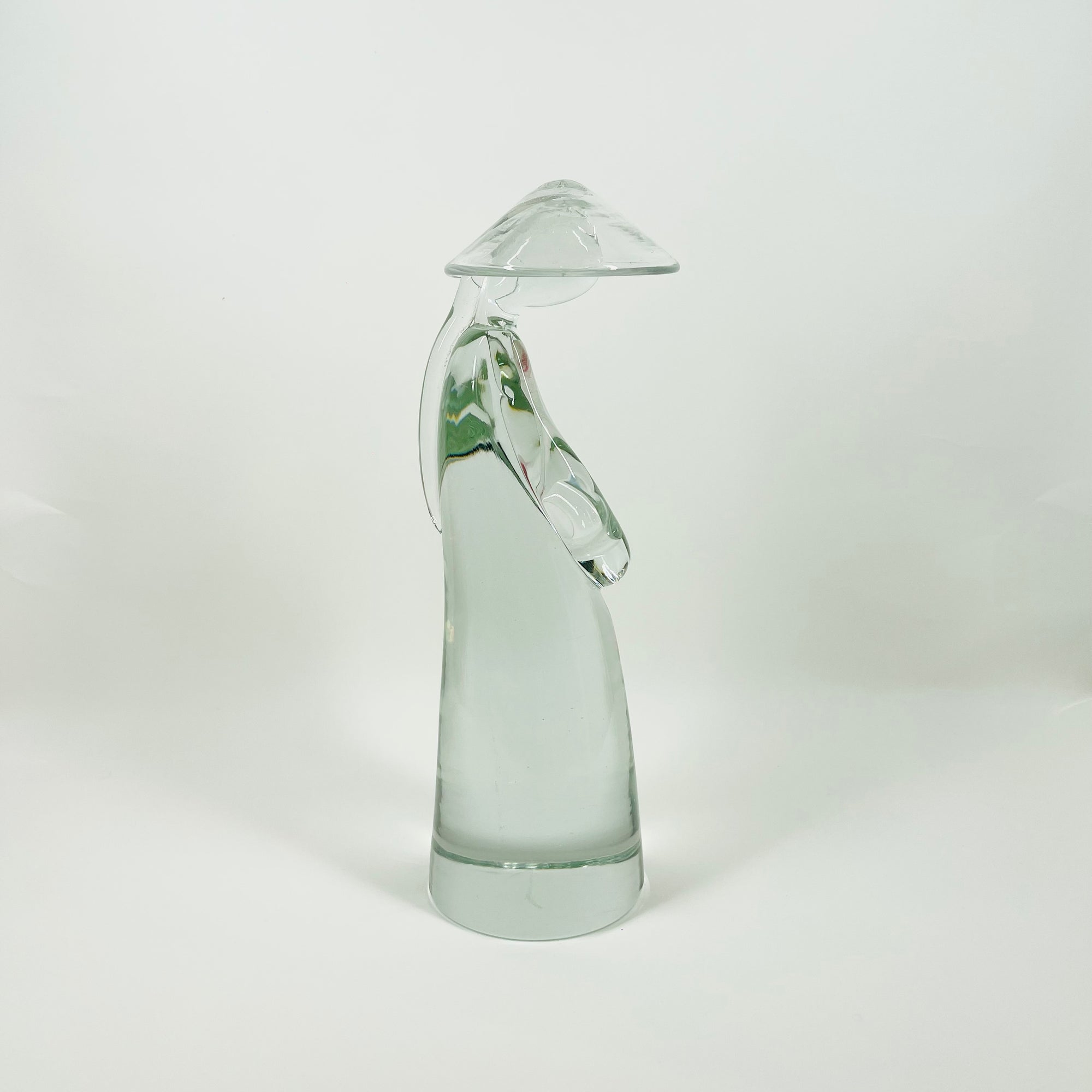 1950s MURANO GLASS RELIEF/SCULPTURE OF A MANCHURIAN MAN