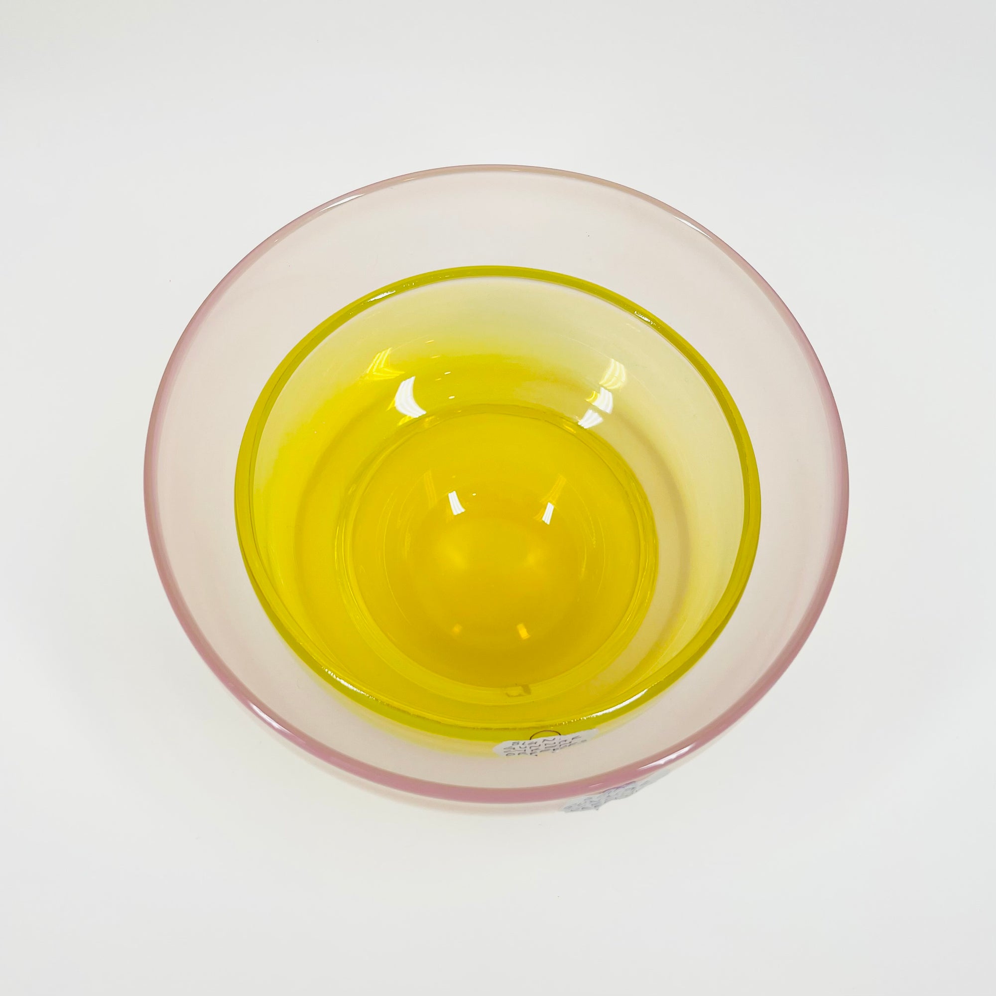 1960s COLOUR OPALESCENT GLASS BOWL BY GUNNAR CYREN FOR ORREFORS