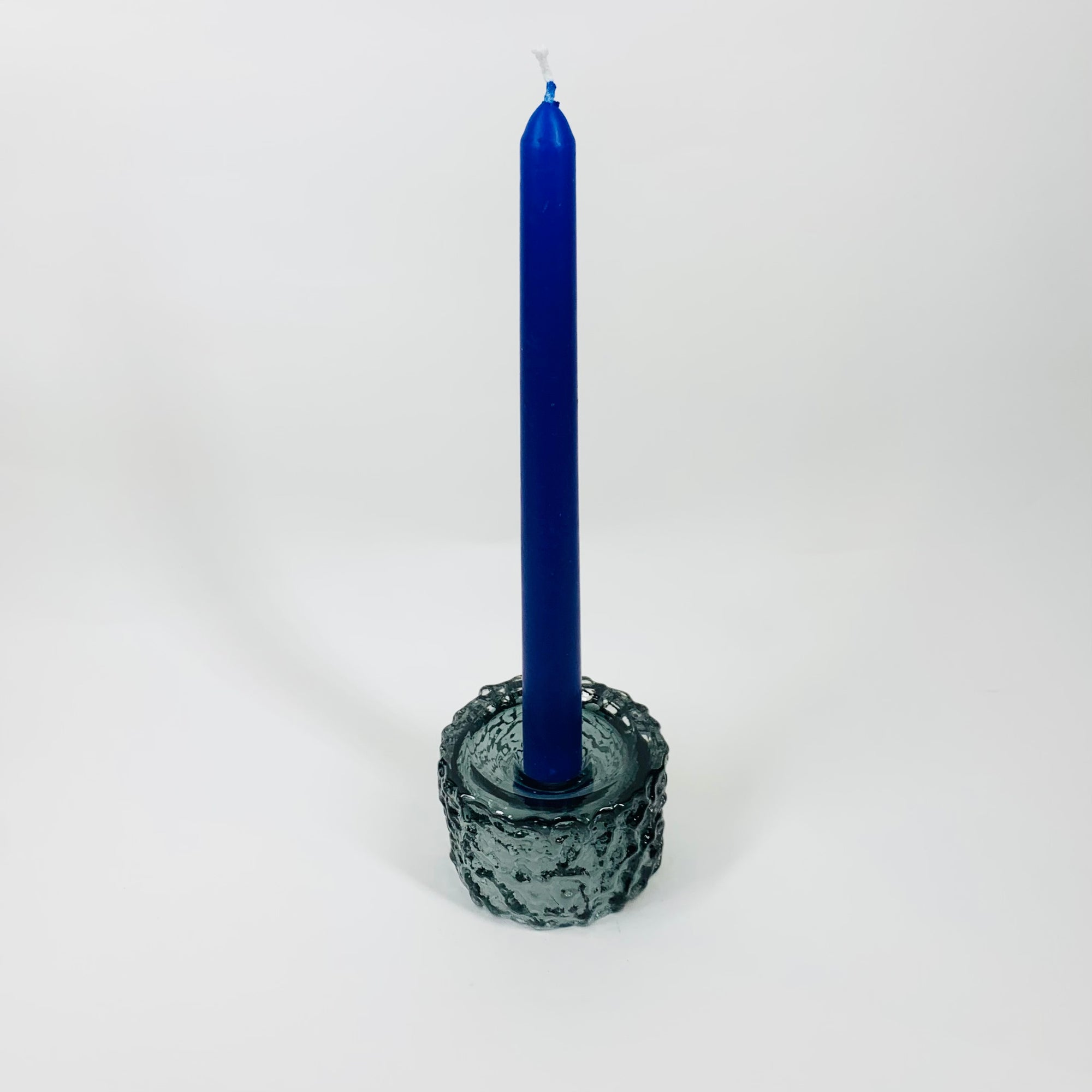 GEOFFREY BAXTER BARK GLASS CANDLE HOLDER